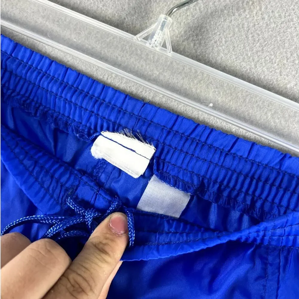 Vintage 80s Nike Blue Lightweight Track Pants Mens Size (Medium) Streetwear